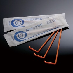 Que trang dạng L (L-shaped Spreader), Polystyrene, tiệt trùng từng cái, màu cam.